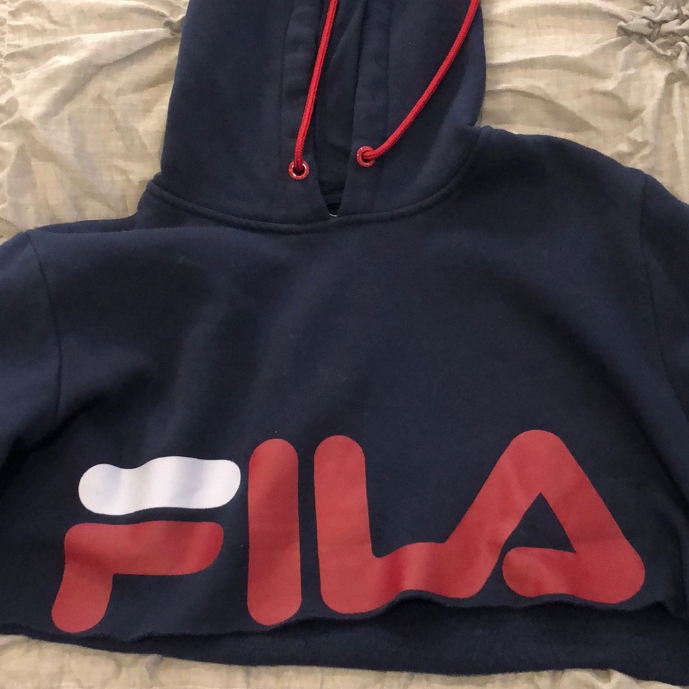 Fila cropped sweat shirt